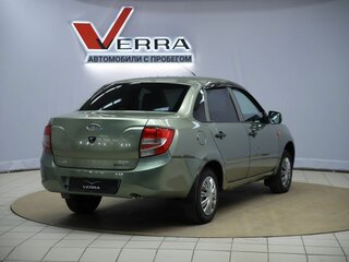 2013 Lada (ВАЗ) Granta I, зелёный, 270000 рублей, вид 5