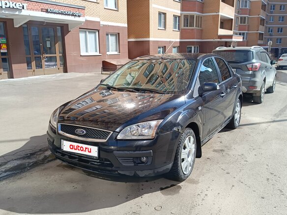 2008 Ford Focus II, чёрный, 350000 рублей
