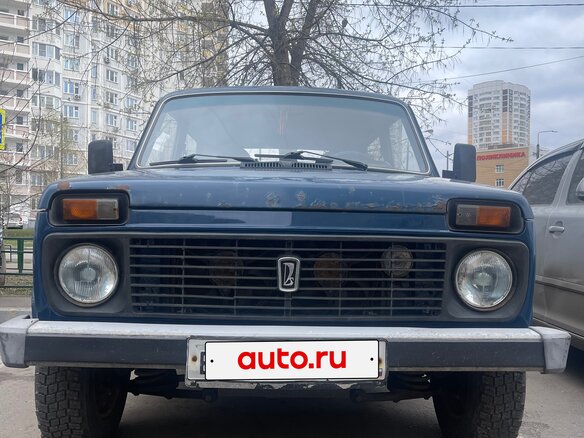 2008 Lada (ВАЗ) 2121 (4x4) I Рестайлинг, синий, 265000 рублей - вид 1