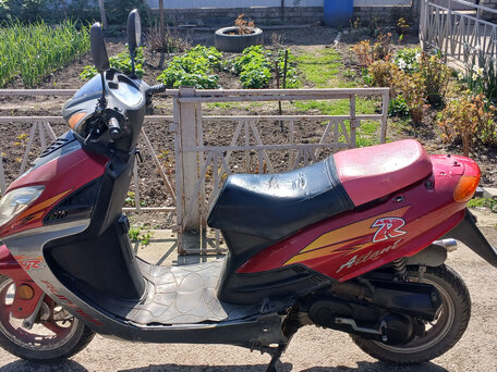 2009 Atlant 50cc, красный, 45000 рублей, вид 4