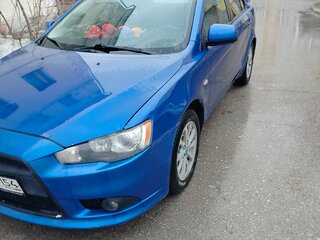 2012 Mitsubishi Lancer X Рестайлинг, синий, 600000 рублей, вид 1
