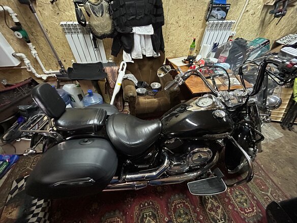 2008 Yamaha XVS1100, чёрный, 600000 рублей - вид 4