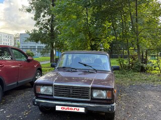 2007 Lada (ВАЗ) 2107, пурпурный, 110000 рублей, вид 4