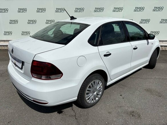 2019 Volkswagen Polo V Рестайлинг, белый - вид 3