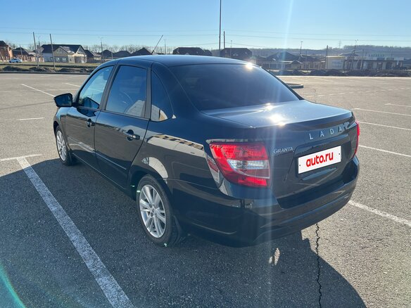2022 Lada (ВАЗ) Granta I Рестайлинг, чёрный, 770000 рублей - вид 6
