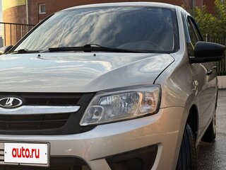 2015 Lada (ВАЗ) Granta I, серебристый, 330000 рублей, вид 2