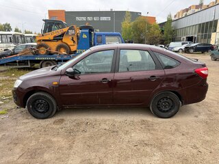 2015 Lada (ВАЗ) Granta I, пурпурный, 365000 рублей, вид 4