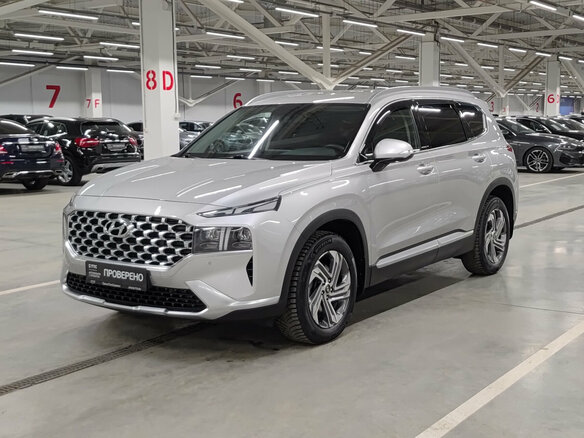 2021 Hyundai Santa Fe IV Рестайлинг, серый, 3660000 рублей