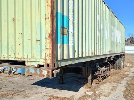 2007 Korea Trailer Контейнеровоз, синий, 650000 рублей, вид 5