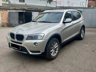 2013 BMW X3 20d xDrive II (F25), серебристый, 1562000 рублей, вид 1