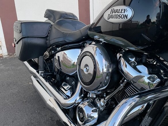 2021 Harley-Davidson Heritage, зелёный, 1598000 рублей - вид 13