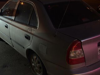 2004 Hyundai Accent ТагАЗ II, серебристый, 205000 рублей, вид 4