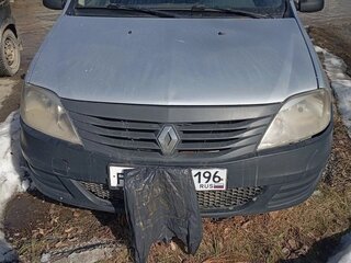 2013 Renault Logan I Рестайлинг, серый, 270000 рублей, вид 1
