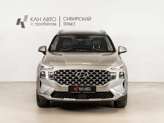 2021 Hyundai Santa Fe IV Рестайлинг, серебристый, 2867000 рублей, вид 2