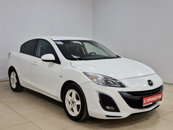 2011 Mazda 3 II (BL) Рестайлинг, белый - вид 2