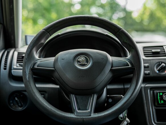 2014 Skoda Fabia II Рестайлинг, серый, 590000 рублей - вид 5