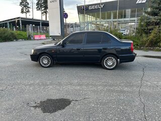 2008 Hyundai Accent ТагАЗ II, чёрный, 310000 рублей, вид 3