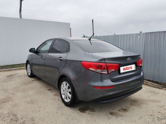 2016 Kia Rio III Рестайлинг, серый, 950000 рублей - вид 10