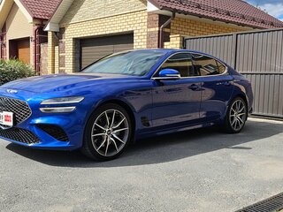 2022 Genesis G70 I Рестайлинг, синий, 3350000 рублей, вид 3