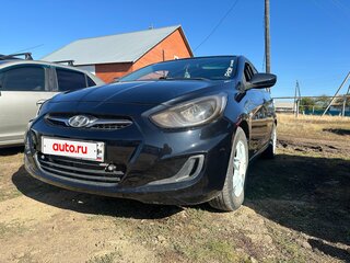 2012 Hyundai Solaris I, чёрный, 720000 рублей, вид 1