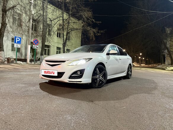 2010 Mazda 6 II (GH) Рестайлинг, белый, 850000 рублей - вид 5