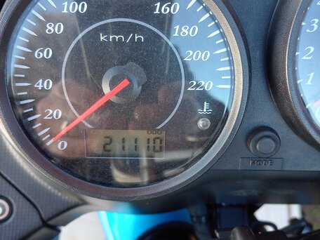 2007 Kawasaki ER-6F (Ninja 650R), синий, 385000 рублей, вид 3
