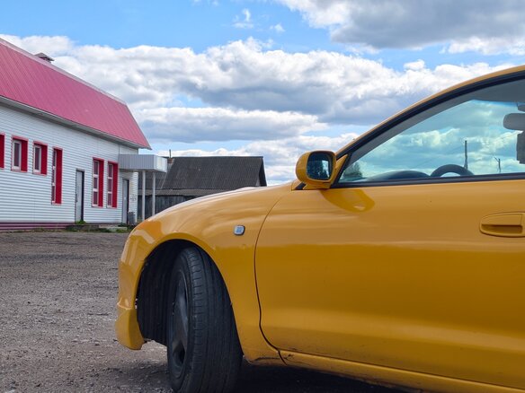 1994 Toyota Celica VI (T200), жёлтый, 500000 рублей - вид 9