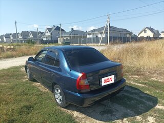 2008 Hyundai Accent ТагАЗ II, синий, 500000 рублей, вид 4