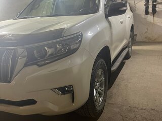 2019 Toyota Land Cruiser Prado 150 Series Рестайлинг 2, белый, 5250000 рублей, вид 3