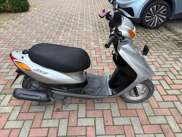 2013 Yamaha Jog, серебристый, 69000 рублей