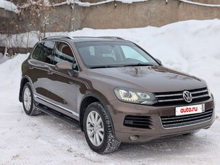 2012 Volkswagen Touareg II, коричневый, 2500000 рублей, вид 3