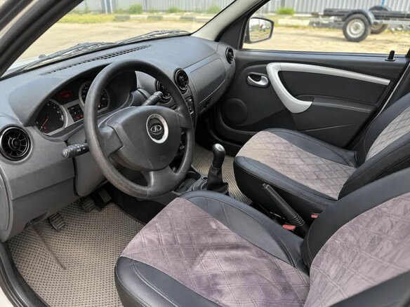 2014 Lada (ВАЗ) Largus I, серый, 550000 рублей - вид 5