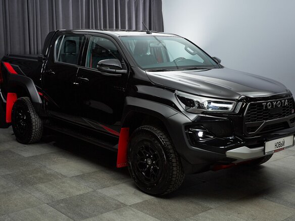 2026 Toyota Hilux VIII Рестайлинг 2, чёрный - вид 2