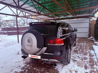 2008 Volkswagen Touareg I Рестайлинг, чёрный, 1050000 рублей, вид 4