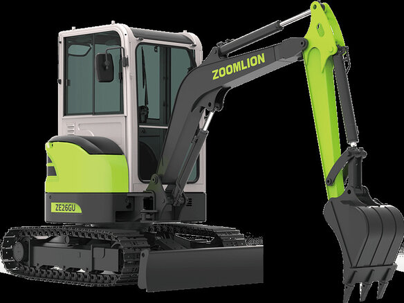 2026 Zoomlion ZE27GU, зелёный - вид 1