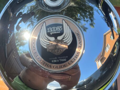 2008 Harley-Davidson Electra Glide, оранжевый, 1100000 рублей, вид 5