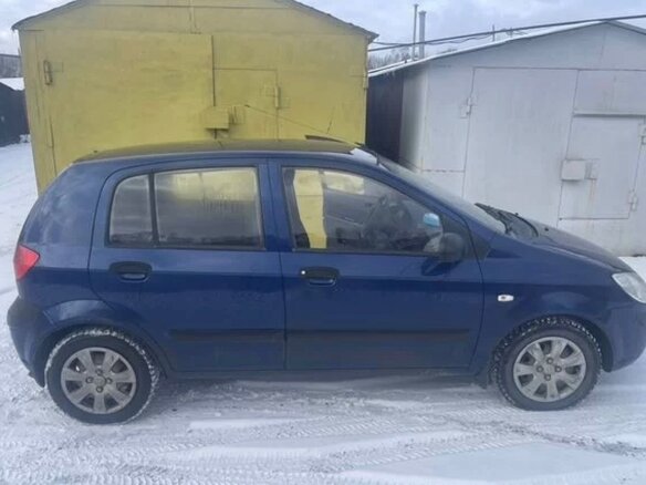 2010 Hyundai Getz I Рестайлинг, синий, 380000 рублей - вид 1