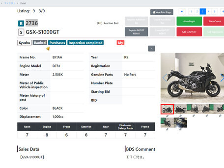 2022 Suzuki GSX-S 1000 GT, чёрный, 1215000 рублей, вид 3