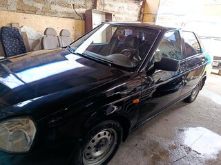 2007 Lada (ВАЗ) Priora I, чёрный, 350000 рублей, вид 1