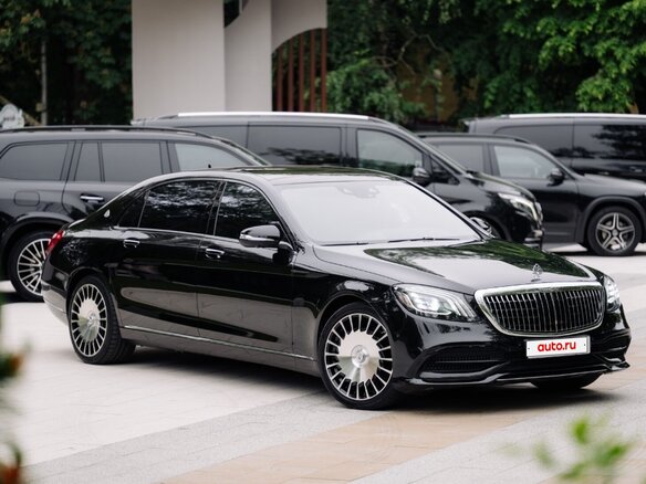 2018 Mercedes-Benz Maybach S-Класс 560 I (X222) Рестайлинг, чёрный, 5250000 рублей - вид 1