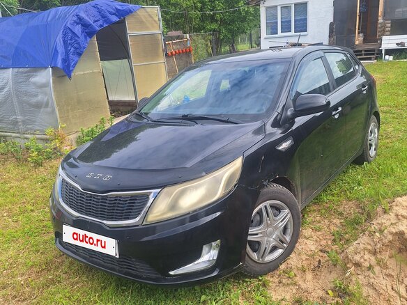 2013 Kia Rio III, чёрный