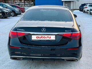 2021 Mercedes-Benz S-Класс 450 Long 4MATIC VII (W223), чёрный, 9900000 рублей, вид 4