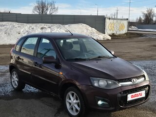 2014 Lada (ВАЗ) Kalina II, пурпурный, 320000 рублей, вид 3