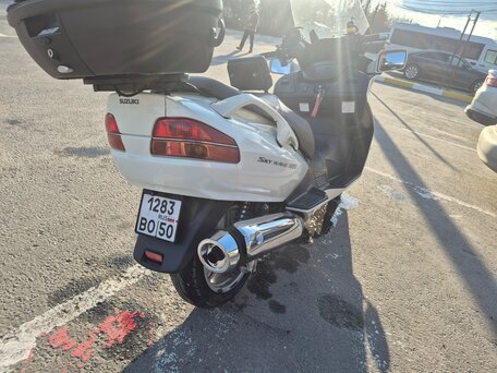 2013 Suzuki Burgman (SkyWave) 650, белый, 550000 рублей, вид 3