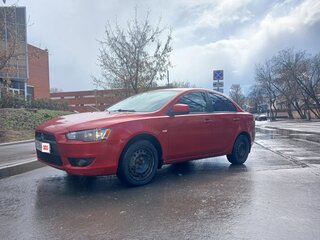2008 Mitsubishi Lancer X, красный, 600000 рублей, вид 3
