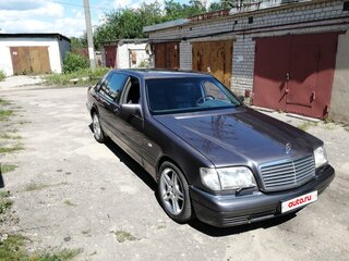 1995 Mercedes-Benz S-Класс 320 Long III (W140) Рестайлинг, фиолетовый, 1500000 рублей, вид 2