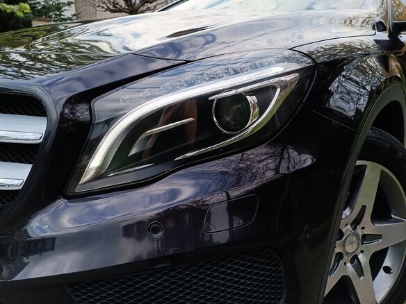 2015 Mercedes-Benz GLA 200 I (X156), фиолетовый, 1900000 рублей - вид 4