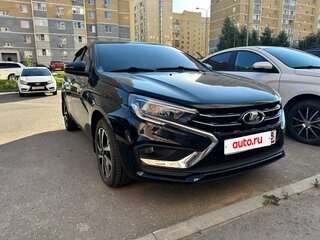 2024 Lada (ВАЗ) Vesta I Рестайлинг (NG), чёрный, 1400000 рублей, вид 2