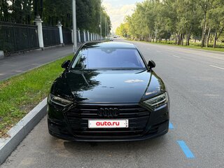 2019 Audi A8 Long 45 TDI IV (D5), чёрный, 5100000 рублей, вид 2