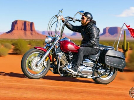 2005 Yamaha XVS1100, красный, 510000 рублей, вид 2